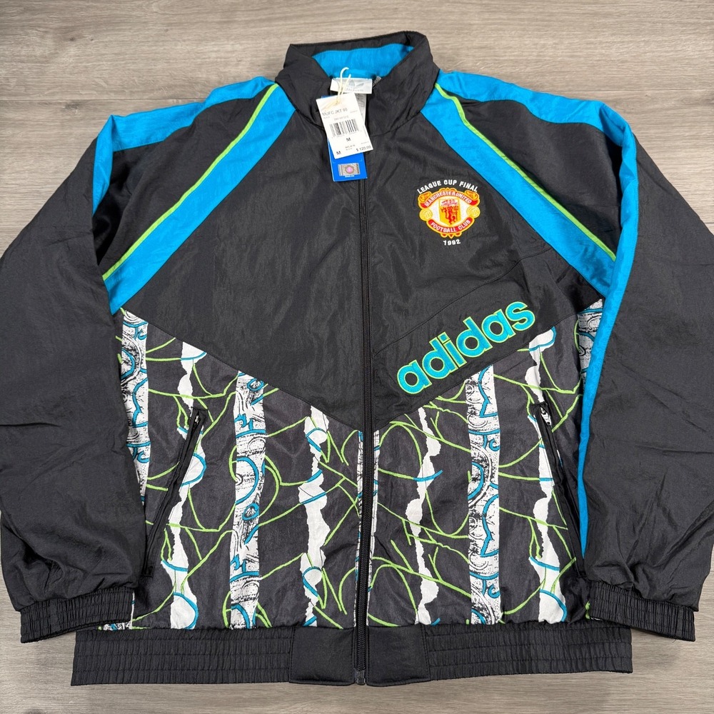 Adidas Manchester United 90 Woven Tack Jacket  Men's Size Medium KD5815